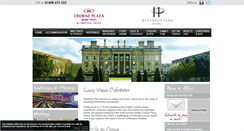 Desktop Screenshot of heythroppark.co.uk